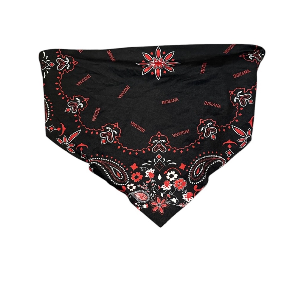 Indiana Black and Red Bandana top